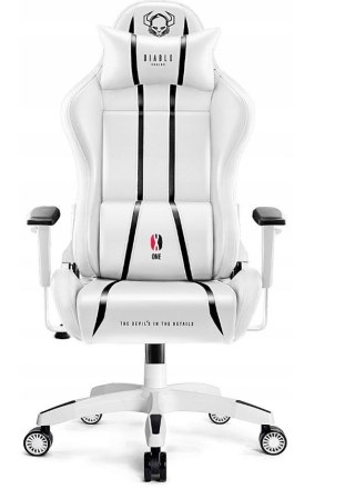 Fotel gamingowy DIABLO X-ONE 2.0 normal fotel biało-czarny DIABLO CHAIRS