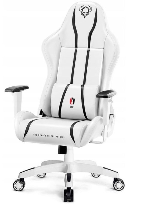 Fotel gamingowy DIABLO X-ONE 2.0 normal fotel biało-czarny DIABLO CHAIRS