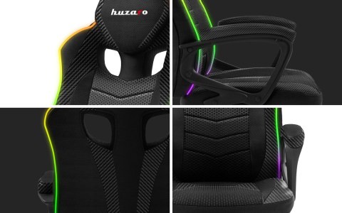 Fotel gamingowy Huzaro Force 2.5 RGB Mesh Huzaro