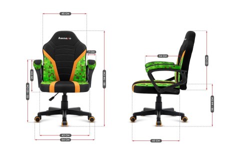 Fotel gamingowy dla dziecka HZ-Ranger 1.0 Pixel mesh Huzaro