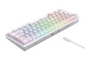 HAVIT Klawiatura gamingowa Havit KB903L (biel transparentna)