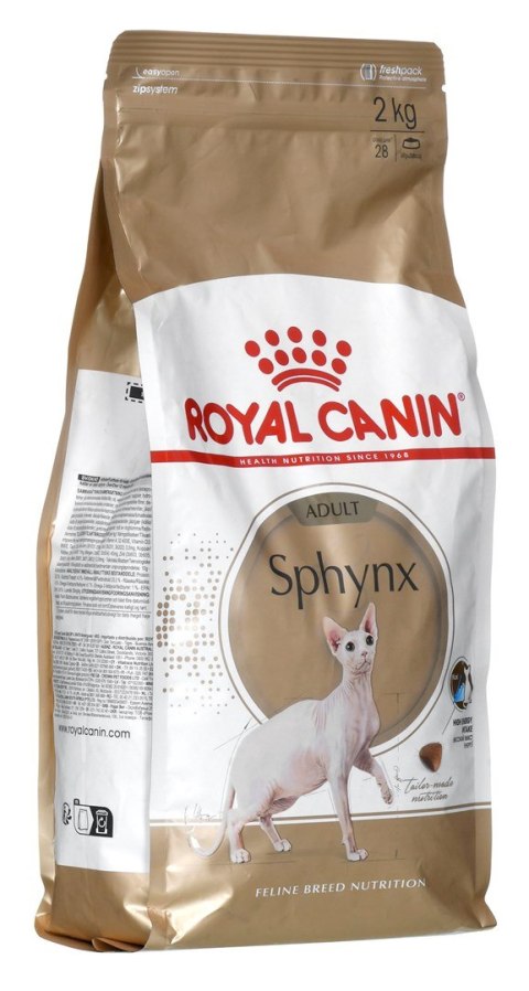 ROYAL CANIN FBN Sphynx Adult - sucha karma dla dorosłego kota - 2kg Royal Canin ROYAL CANIN FBN Sphynx Adult - sucha karma dla dorosłego kota - 2kg Royal Canin