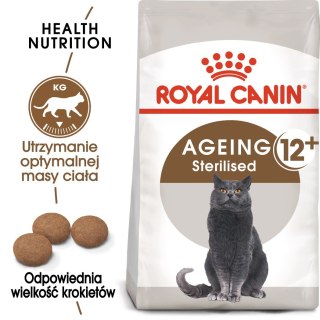 ROYAL CANIN Senior Ageing 12+ Sterilised - sucha karma dla kota - 4 kg Royal Canin