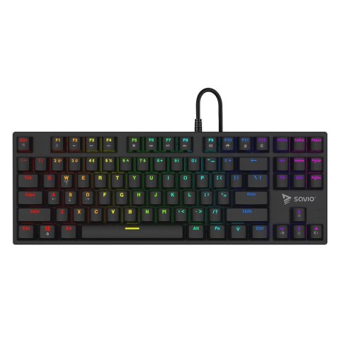 SAVIO KLAWIATURA MECHANICZNA RGB OUTEMU RED TEMPEST X2 SAVIO SAVIO KLAWIATURA MECHANICZNA RGB OUTEMU RED TEMPEST X2 SAVIO