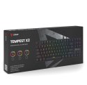 SAVIO SAVIO KLAWIATURA MECHANICZNA RGB OUTEMU RED TEMPEST X2