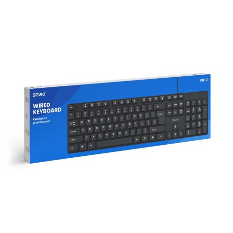 SAVIO KLAWIATURA PRZEWODOWA KB-01 SAVIO SAVIO KLAWIATURA PRZEWODOWA KB-01 SAVIO
