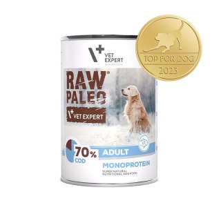 VetExpert Raw Paleo Dorsz Adult Can 400g VetExpert