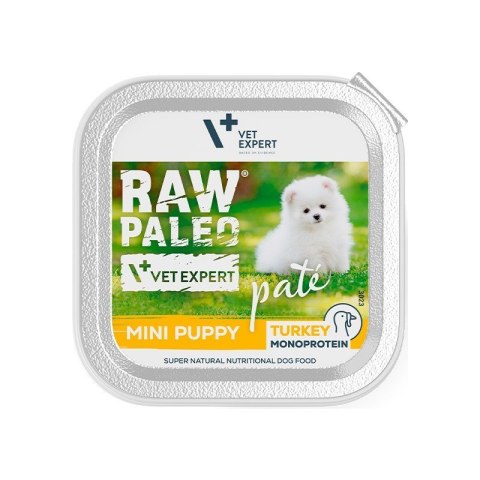 VetExpert Raw Paleo Indyk Pate Mini Puppy alu tray 150g VetExpert VetExpert Raw Paleo Indyk Pate Mini Puppy alu tray 150g VetExpert