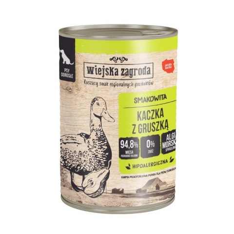 Wiejska Zagroda Kaczka z gruszką 400 g Wiejska zagroda Wiejska Zagroda Kaczka z gruszką 400 g Wiejska zagroda
