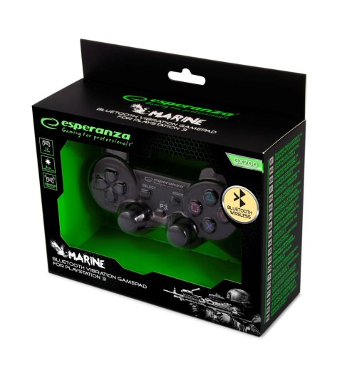 Gamepad bezprzewodowy Esperanza EGG109K (PS3; kolor czarny) Esperanza