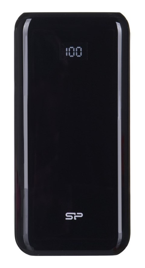 Powerbank Silicon Power QS28 20000mAh LCD QC3.0+PD 2x USB A, 1x mUSB + 1x USB C, czarny Silicon Power Powerbank Silicon Power QS28 20000mAh LCD QC3.0+PD 2x USB A, 1x mUSB + 1x USB C, czarny Silicon Power