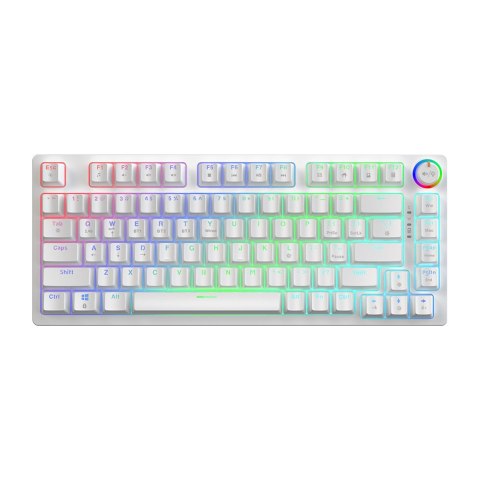 SAVIO KLAWIATURA MECHANICZNA BEZPRZEWODOWA PHENIX WHITE GATERON RED PRO ABS SAVIO SAVIO KLAWIATURA MECHANICZNA BEZPRZEWODOWA PHENIX WHITE GATERON RED PRO ABS SAVIO