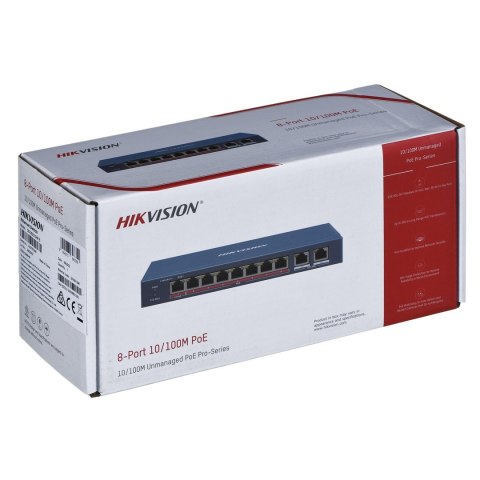 SWITCH POE HIKVISION DS-3E0310HP-E 10-PORTOWY Hikvision SWITCH POE HIKVISION DS-3E0310HP-E 10-PORTOWY Hikvision
