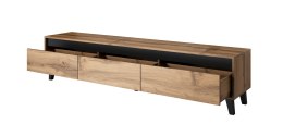Cama MEBLE Szafka RTV NORD 185cm dąb wotan/antracyt