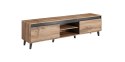 Cama MEBLE Szafka RTV NORD II 170cm dąb wotan/antracyt