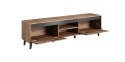 Cama MEBLE Szafka RTV NORD II 170cm dąb wotan/antracyt