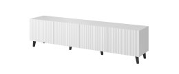 Cama MEBLE Szafka RTV PAFOS 200x40x52 biały mat