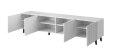 Cama MEBLE Szafka RTV PAFOS 200x40x52 biały mat
