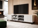 Cama MEBLE Szafka RTV PAFOS 200x40x52 biały mat