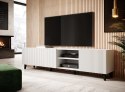 Cama MEBLE Szafka RTV PAFOS 200x40x52 biały mat