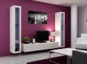 Cama MEBLE Szafka RTV VIGO '180' 30/180/40 biały/ biały połysk