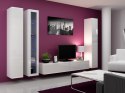 Cama MEBLE Szafka RTV VIGO '180' 30/180/40 biały/ biały połysk