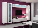 Cama MEBLE Szafka RTV VIGO '180' 30/180/40 biały/ biały połysk