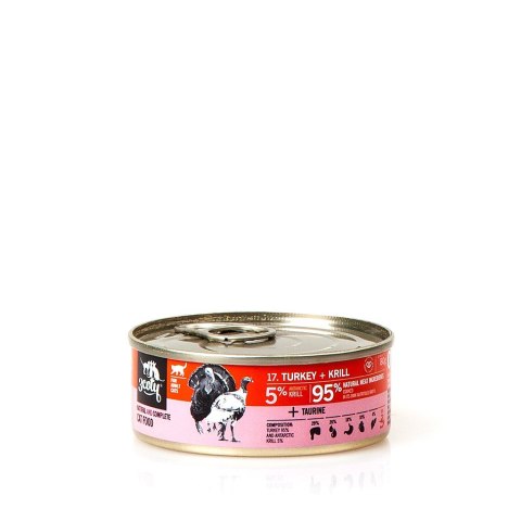 3Coty TURKEY + KRILL for Adult cats 80g 3Coty TURKEY + KRILL for Adult cats 80g