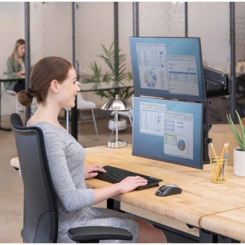 Fellowes Ergonomia ramię na 2 monitory pionowe - seria Platinum Fellowes Ergonomia ramię na 2 monitory pionowe - seria Platinum