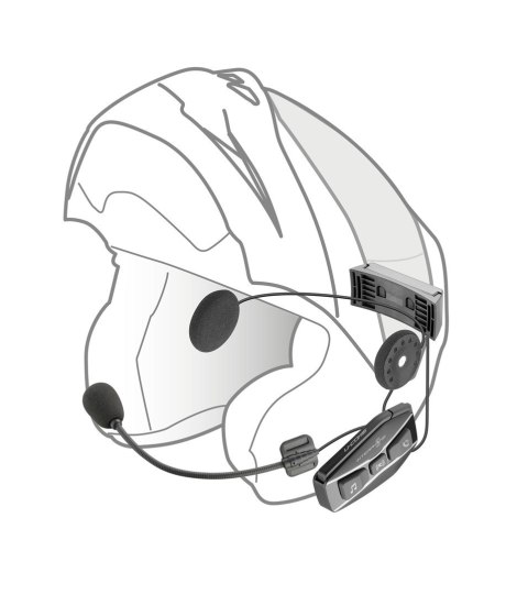 INTERPHONE Intercom motocyklowy INTERPHONE U-COM 16, komplet na 2 kaski