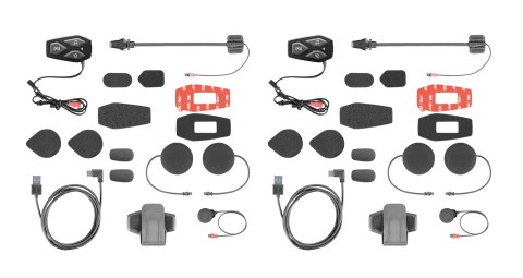 INTERPHONE Intercom motocyklowy INTERPHONE U-COM 3, komplet na 2 kaski INTERPHONE Intercom motocyklowy INTERPHONE U-COM 3, komplet na 2 kaski