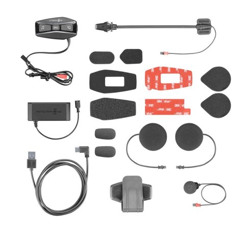 INTERPHONE Intercom motocyklowy INTERPHONE U-COM 4, komplet na 1 kask INTERPHONE Intercom motocyklowy INTERPHONE U-COM 4, komplet na 1 kask