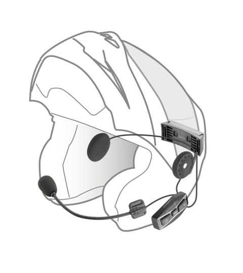 INTERPHONE Intercom motocyklowy INTERPHONE U-COM 4, komplet na 2 kaski INTERPHONE Intercom motocyklowy INTERPHONE U-COM 4, komplet na 2 kaski
