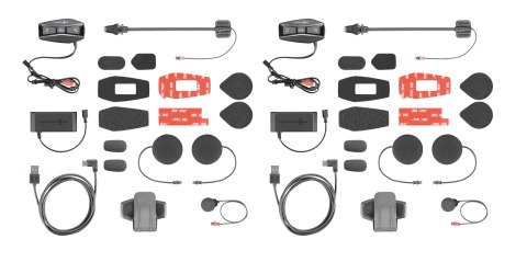 INTERPHONE Intercom motocyklowy INTERPHONE U-COM 4, komplet na 2 kaski INTERPHONE Intercom motocyklowy INTERPHONE U-COM 4, komplet na 2 kaski