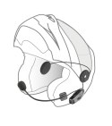 INTERPHONE Interkom motocyklowy INTERPHONE U-COM 6R, komplet na 1 kask