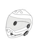 INTERPHONE Intercom motocyklowy INTERPHONE U-COM 6R, komplet na 2 kaski