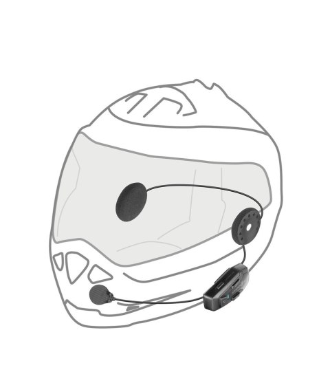 INTERPHONE Intercom motocyklowy INTERPHONE U-COM 7R, komplet na 1 kask INTERPHONE Intercom motocyklowy INTERPHONE U-COM 7R, komplet na 1 kask