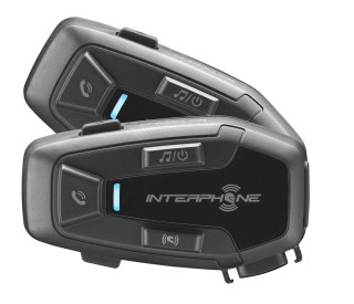 INTERPHONE Intercom motocyklowy INTERPHONE U-COM 7R, komplet na 2 kaski