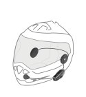 INTERPHONE Intercom motocyklowy INTERPHONE U-COM 7R, komplet na 2 kaski