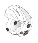 INTERPHONE Intercom motocyklowy INTERPHONE U-COM 7R, komplet na 2 kaski