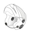 INTERPHONE Intercom motocyklowy INTERPHONE U-COM 8R, komplet na 1 kask