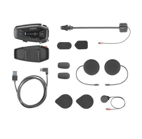 INTERPHONE Intercom motocyklowy INTERPHONE U-COM 8R, komplet na 1 kask INTERPHONE Intercom motocyklowy INTERPHONE U-COM 8R, komplet na 1 kask