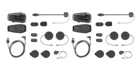 INTERPHONE Intercom motocyklowy INTERPHONE U-COM 8R, komplet na 2 kaski INTERPHONE Intercom motocyklowy INTERPHONE U-COM 8R, komplet na 2 kaski