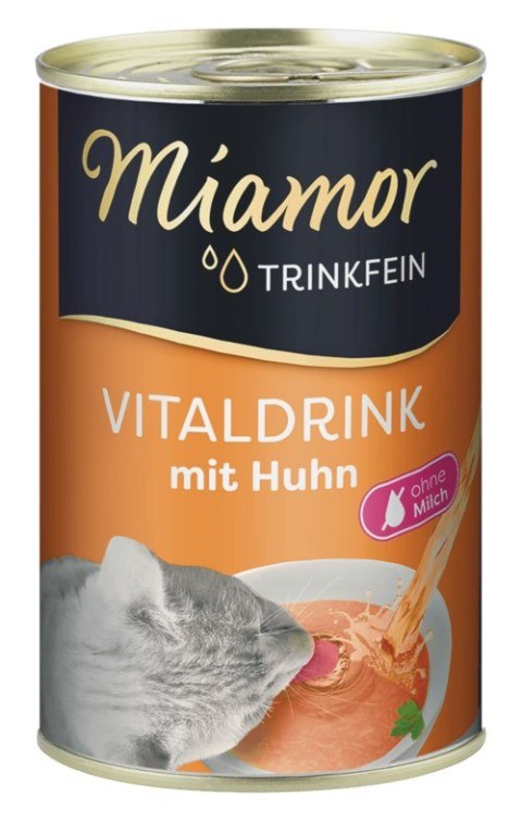 Miamor MIAMOR Vitaldrink Z Kurczakiem Puszka 135g Miamor MIAMOR Vitaldrink Z Kurczakiem Puszka 135g