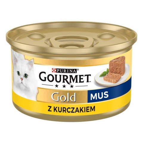 PURINA NESTLE PURINA Gourmet Gold Mus z kurczakiem - mokra karma dla kota - 85g PURINA NESTLE PURINA Gourmet Gold Mus z kurczakiem - mokra karma dla kota - 85g