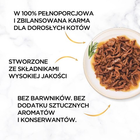 PURINA NESTLE PURINA Gourmet Gold Succulent Delights Wołowina - mokra karma dla kota - 85 g PURINA NESTLE PURINA Gourmet Gold Succulent Delights Wołowina - mokra karma dla kota - 85 g