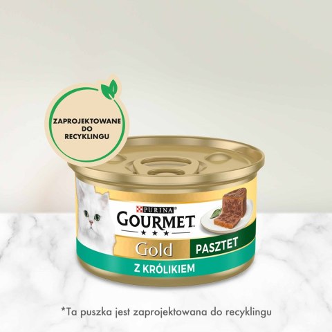 PURINA NESTLE Purina Gourmet Gold królik - mokra karma dla kota - 85 g PURINA NESTLE Purina Gourmet Gold królik - mokra karma dla kota - 85 g