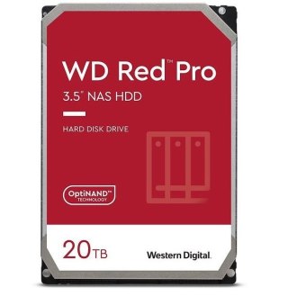 WD Dysk HDD WD Red Pro WD201KFGX (20 TB ; 3.5"; 512 MB; 7200 obr/min)