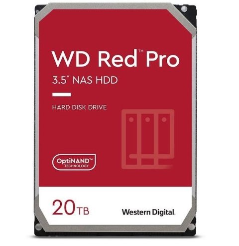 WD Dysk HDD WD Red Pro WD201KFGX (20 TB ; 3.5"; 512 MB; 7200 obr/min) WD Dysk HDD WD Red Pro WD201KFGX (20 TB ; 3.5"; 512 MB; 7200 obr/min)