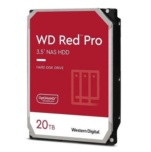 WD Dysk HDD WD Red Pro WD201KFGX (20 TB ; 3.5"; 512 MB; 7200 obr/min) WD Dysk HDD WD Red Pro WD201KFGX (20 TB ; 3.5"; 512 MB; 7200 obr/min)